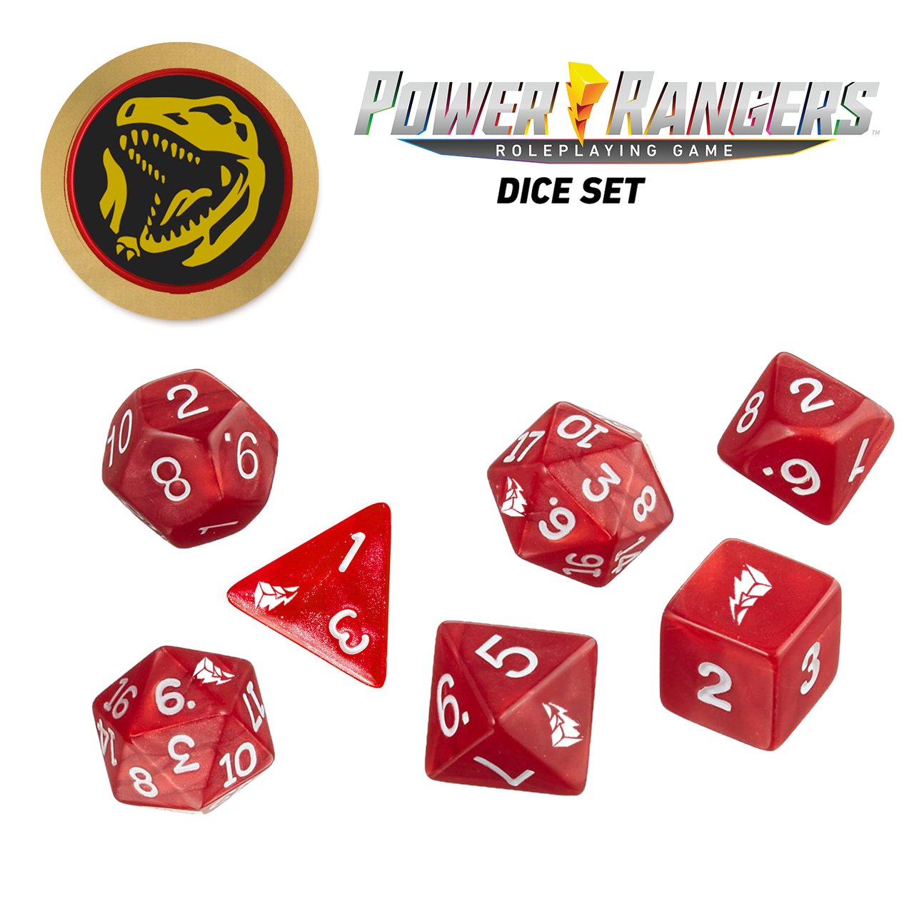 Power Rangers RPG Dice Set: Red